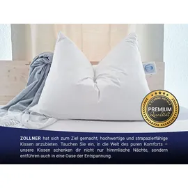 ZOLLNER KopfKissen 60 x 80 cm Weiß