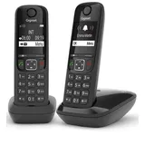 Gigaset Duo DECT-Telefon Anrufer-Identifikation Schwarz