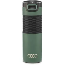audi collection shop Audi Isolierbecher Trinkflasche Isolierflasche Ringe Logo 500ml grün