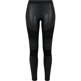 URBAN CLASSICS Fake Leather Leggings Black XS