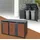 ML-Design Mülltonnenbox 3er 200 x 80 x 116,3 cm anthrazit-rostoptik