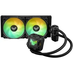 ASUS TUF Gaming LC II 240 ARGB All-in-One-Flüssig-CPU-Kühler (Aura Sync Beleuchtung, 2x TUF Gaming 120mm ARGB-Radiatorlü