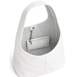 COLLEZIONE ALESSANDRO White Schultertasche Leder Weiß