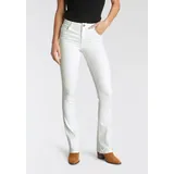 Arizona Bootcut-Jeans »Ultra-Stretch«, normale Passform, Baby-Bootcut, Used-Look-Waschung Gr. 52 N-Gr, white, , 33419252-52 N-Gr