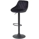 Homescapes Barhocker Henley 48 x 105 x 46 cm Schwarz