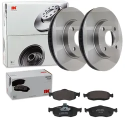 Nk Bremsscheiben 260mm + Beläge Vorne Passend Für Ford Mondeo 1 Bnp Mondeo 2 Bnp: Bremsbelagsatz, Scheibenbremse A.b.s.: 36809 Ashika: 50000317 Ate: 1