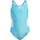 adidas 3-Streifen C-Back Kids Badeanzug Lucid Cyan / White 152    