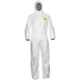 DuPont de Nemours Dupont Schutzoverall Typ 5/6 Tyvek 200 EasySafe, weiß, Unisex-Größe: 2XL