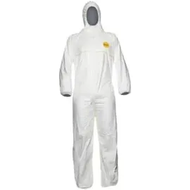 DuPont de Nemours Dupont Schutzoverall Typ 5/6 Tyvek 200 EasySafe, weiß, Unisex-Größe: 2XL