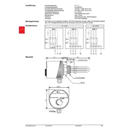 Askoma Heat AG Heizstab Heizpatrone für Dauerbetrieb 1-9 kW 230/400 V