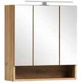 Lomadox KAHLA-03 60 cm braun mit LED