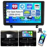 ESSGOO DAB+ 64GB CarPlay Android 15 Autoradio GPS NAVI Für Opel Astra H 06-14 Autoradio (Digitalradio (DAB), 4+64GB(optional), RDS, AM, FM, Carplay Android Auto Bluetooth EQ USB GPS Navi WIFI Touchscreen) schwarz