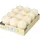 Papstar Stumpenkerze 6 x 4 cm 12 St. elfenbein