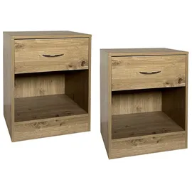 Hti-Living Nachtschrank 2er Set Thekla Artisaneiche