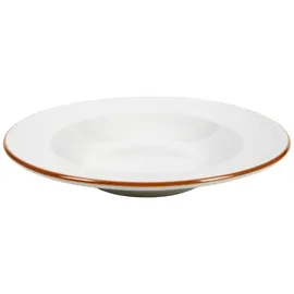 HIT Trading Suppenteller Ø 22 cm Karamell/Weiß