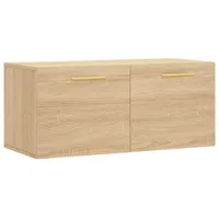 VidaXL Wandschrank Sonoma-Eiche 80x36,5x35 cm Holzwerkstoff