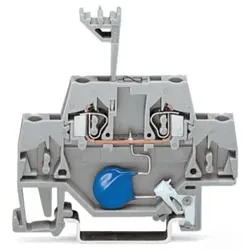 Wago 280-502/281-612 Bauelementklemme, Doppelstock, mit Varistor, grau 280502281612