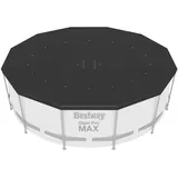 BESTWAY Abdeckplane schwarz Ø 3,66 m