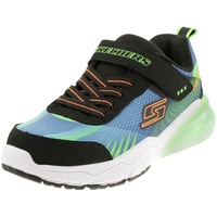 SKECHERS THERMOFLUX 2.0 KODRON Sneakers,Sports Shoes, Blue & Lime Textile/Black & Orange Trim, 30