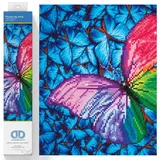 DIAMOND DOTZ DD5.015 Original Diamond Painting Flutter by Pink, 30,5 x 30,5 cm,