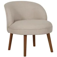 Kindersessel KUNI cremefarben - Cremefarbe/Braun