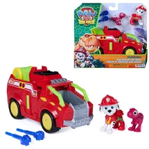 Spin Master Marshalls Dino-Feuerwehrauto mit Rhabarber-Figur