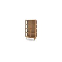 Furnhouse Vitrine 100 x 40 x 180 cm Braun