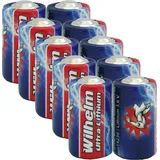 Wilhelm 10 x Wilhelm ER14250 LS14250 Batterie 1/2 AA Lithium 3,6V 1200 mAh Li-SOCl2