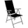 Mojawo Garten Klappstuhl 54 x 64 x 106 cm silbergrau/schwarz 4 St.
