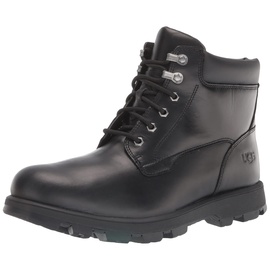 UGG Australia UGG Herren Stenton Boot, Black Leather, 43 EU