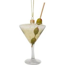 SIKORA Cocktail mit Oliven besondere Weihnachtskugel Glas Christbaumschmuck Deko Figur Weihnachten Anhänger Ornament - Meisterstücke - BS752