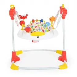 Hopser Vista mit Spielcenter, Musik, Licht, MP3-Anschluss, Höhe einstellbar weiß rot
