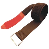 FASTECH® F101-16-350M Klettband mit Gurt Haft- und Flauschteil (L x B) 350 mm x 16 mm Schwarz, Rot