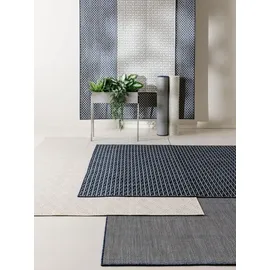 benuta In- & Outdoor Teppich Lou Weiß 300x400 cm Teppich Wohnzimmer Outdoorteppich Rechteckig Muster Modern Kurzflor Skandinavisch - Weiß