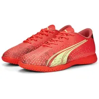 Puma Ultra Play IT Hallenschuhe Kinder orange/gelb 28