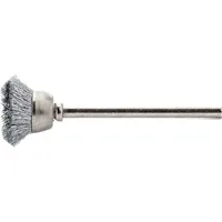 Lessmann Miniatur-Topfbürste Stahldraht 0,10 mm, Bürsten-⌀ 15 mm