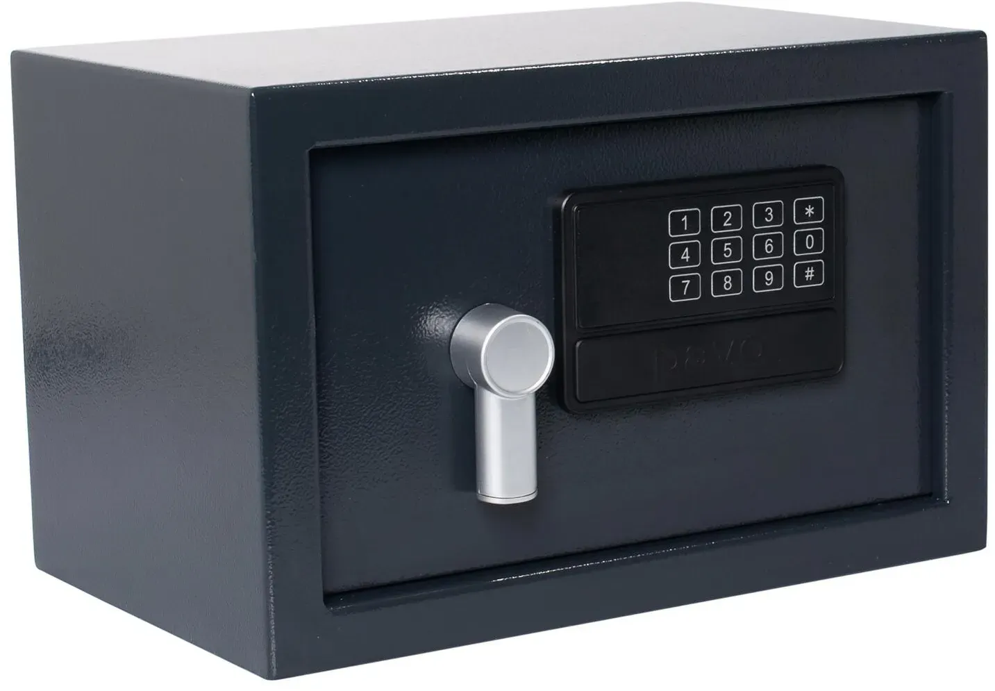 Tresor Safe 31x20x20cm mit elektronischem Zahlenschloss für Tisch/Wandmontage anthrazit