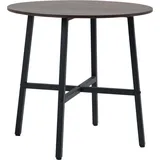 Esstisch für 4 Personen, Wohnzimmertisch für Esszimmer, Küche, Stahl, braun, 80 x 80 x 76 cm. - Braun