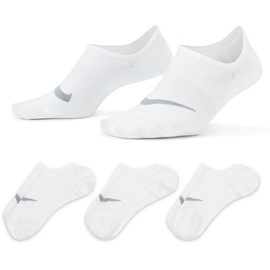 Nike Everyday Plus Lightweight Trainings-Footie-Socken für Damen (3 Paar) - Weiß, 42-46