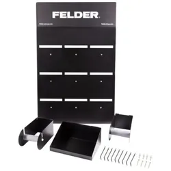 Felder Hängetafel mit Abrollsystem für Schleifmittel