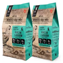Wiejska Zagroda Huhn mit Lachs für Kätzchen 2 x 1,6 kg