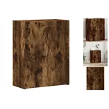 vidaXL Aktenschrank Räuchereiche 60x32x77,5 cm Holzwerkstoff