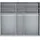 Wiemann Falttürenschrank Monaco 246,3 x 216 x 58 cm Beige/Braun