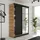 kier furniture Schiebetürenschrank Lamaro 138 x 205 x 59 cm Schwarz