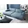 KAWOLA Big Sofa Madeline Stoff petrol