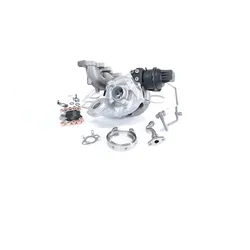 BTS Turbo Lader, Aufladung TURBO SERVICE SET REMAN mit Anbaumaterial für VW 03L253010G 03L253056TV 03L253019P T981421BL