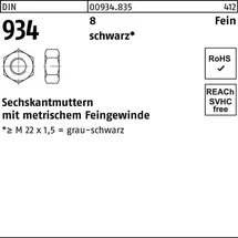 F. REYHER Nchfg. GmbH & Co. KG Sechskantmutter DIN 934 M18 x 2 100 Stück