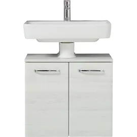 Saphir Waschbeckenunterschrank 2 Türen 60 x 53 x 33 cm Weiß