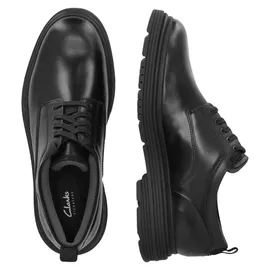 CLARKS Badbury Lace Herren Schwarz 44,5