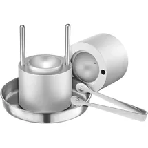 Vevor Eispresse Eiskugelformer Set 53 mm Eiskugel aus Luftfahrt-Aluminium mit Zange & Abtropfschale, Eisblockform Eisballmaker für Whisky Cocktail Bourbon Scotch auf Partys & im Urlaub